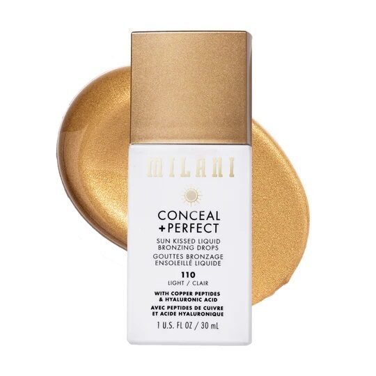 Milani Bronzējošie pilieni Conceal + Perfect Sun Kissed Liquid Bronzing Drops Light