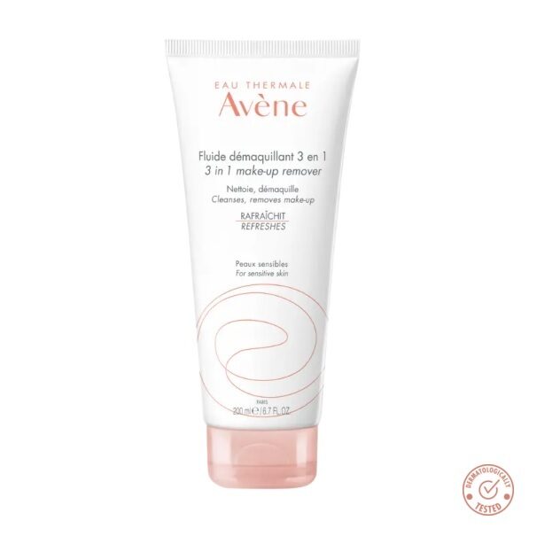 Avene 3 in 1 Make-up Remover 200ml Fluīds kosmētikas noņemšanai 