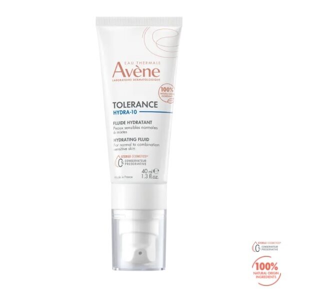 Avene Tolerance Hydra-10 Hydrating Fluid 40ml Увложняющий флюид