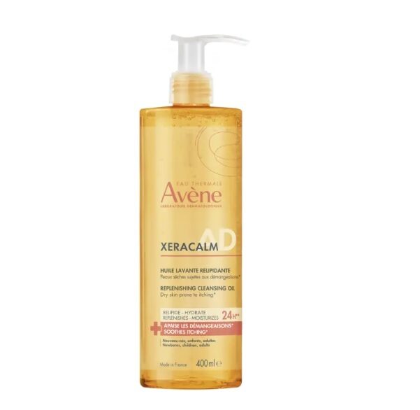 Avene Xeracalm A.D AD Replenishing Cleansing Oil 400ml Attīroša eļļa