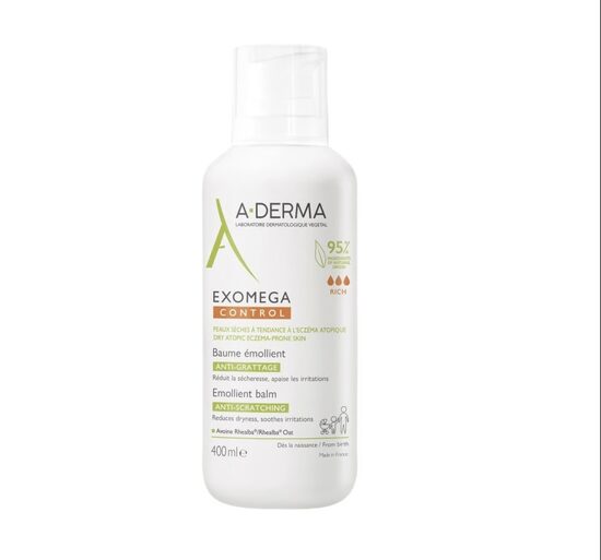 A-Derma Exomega Control Emollient Balm 400ml Бальзам для лица и тела