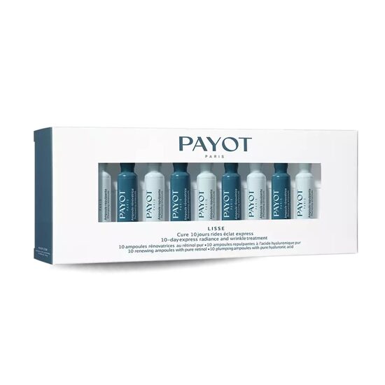 Payot 10 dienu kurss (retinols + hialuronskābe) Lisse 10day Express Radiance and Wrinkle Treatment