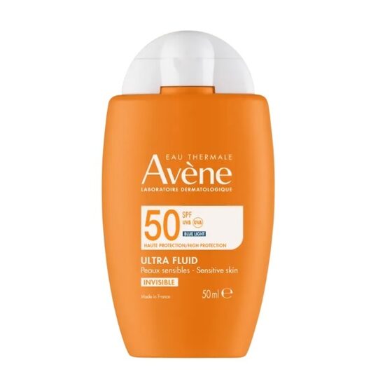 Avene Ultra Fluid Invisible SPF50 Saules aizsargfluīds sejai 50ml